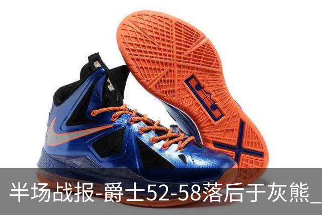 半场战报-爵士52-58落后于灰熊 马卡JJJ接连伤退 乔治17分3板2助